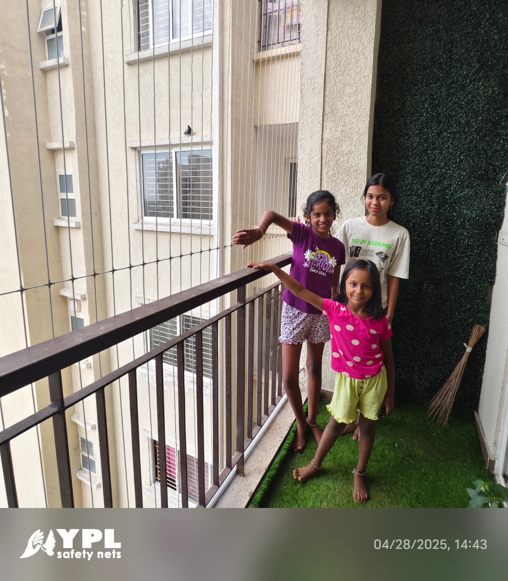YPL Safety Nets balcony safety net installation in Chennai